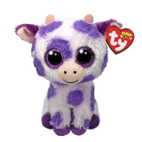 Ty Beanie Boos | Ethel the Purple Spots Cow | Regular - Toybox Tales