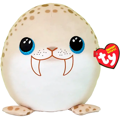 TY Squishy Beanies | Toofers the Walrus | Large - Toybox Tales