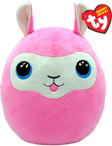 TY Squishy Beanies | Lana the Pink Llama | Large - Toybox Tales