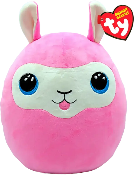 TY Squishy Beanies | Lana the Pink Llama | Large - Toybox Tales