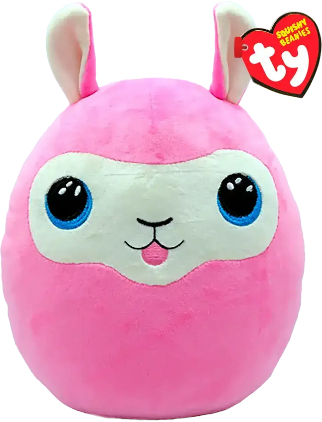 TY Squishy Beanies | Lana the Pink Llama | Large - Toybox Tales