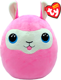 TY Squishy Beanies | Lana the Pink Llama | Large