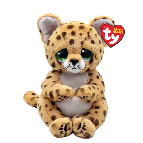 TY Beanie Bellies | Lloyd the Tan Leopard | Regular - Toybox Tales