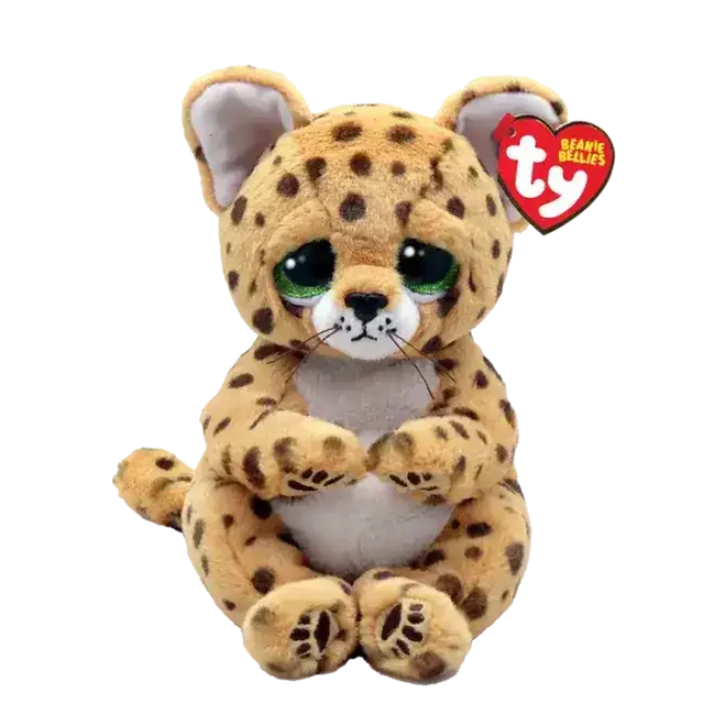 TY Beanie Bellies | Lloyd the Tan Leopard | Regular - Toybox Tales