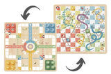 2 in 1 Wooden Board Game - Ludo, Snakes & Ladders