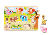 Animal Peg Puzzle - Toybox Tales