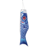 Blue carp windsock