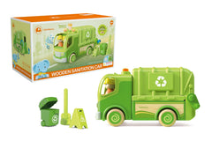 Wooden Recycling Truck with Sound and Light