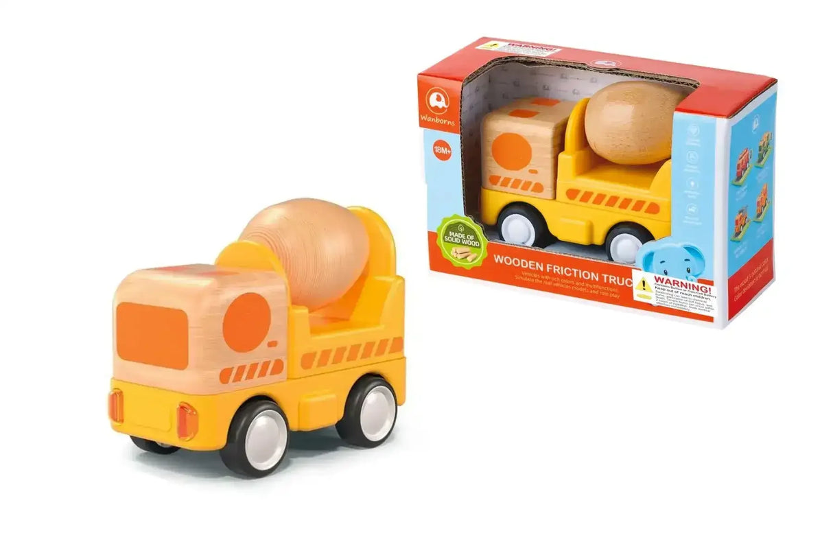 Wooden Friction Concrete Mixer with Sound and Light