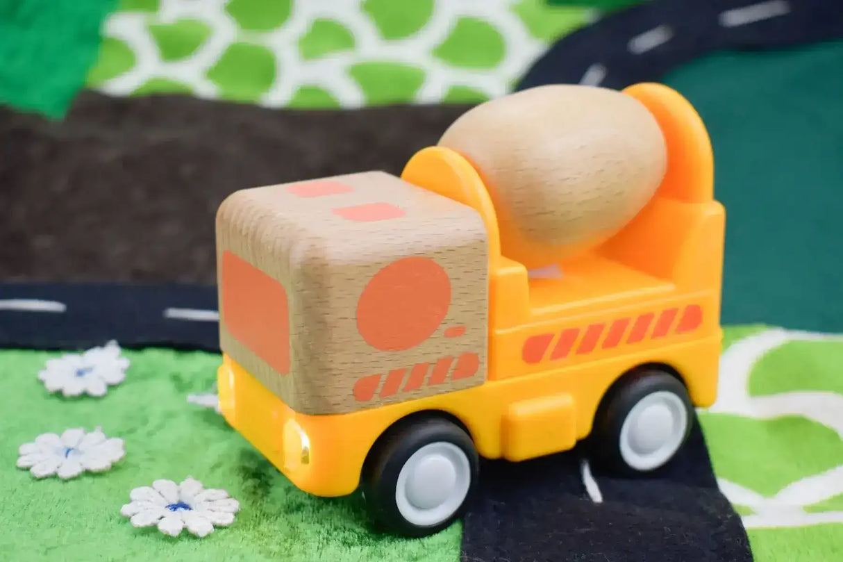 Wooden Friction Concrete Mixer with Sound and Light