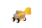 Wooden Friction Bulldozer with Light and Sound