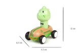 Wooden Press Go Racer with Light and Sound | Dinosaur
