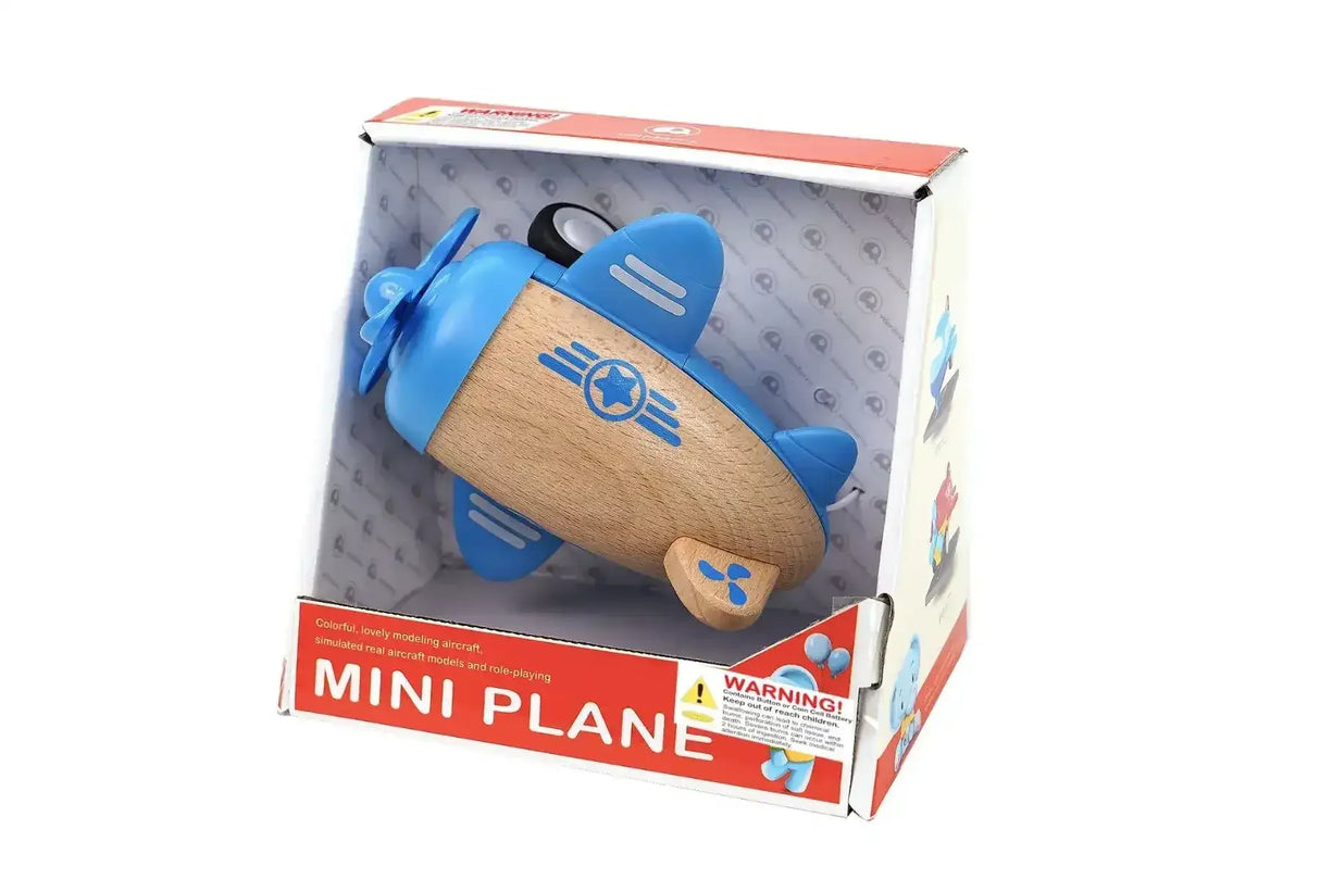 Wooden Racer Propellor Plane with Sound
