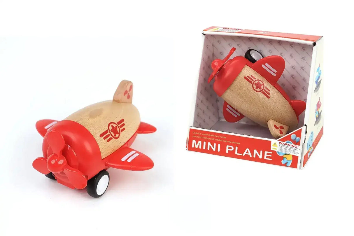 Wooden Racer Propellor Plane with Sound