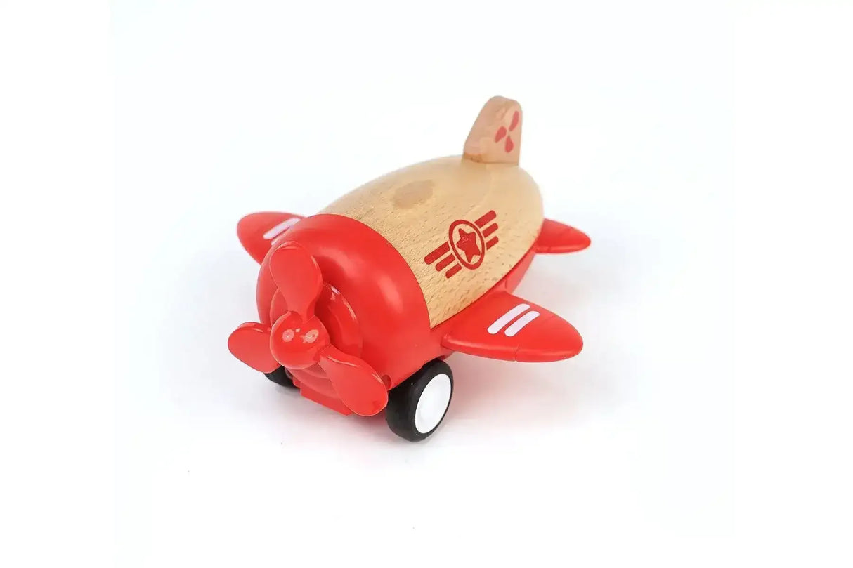 Wooden Racer Propellor Plane with Sound