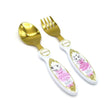 Claris 2 Piece Gold Cutlery Set - Toybox Tales