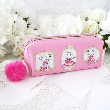 Claris Pencil Case with Pom Pom - Toybox Tales