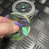 Kaiko Fidgets | Wheel Spinner Metal Fidget Oil Slick