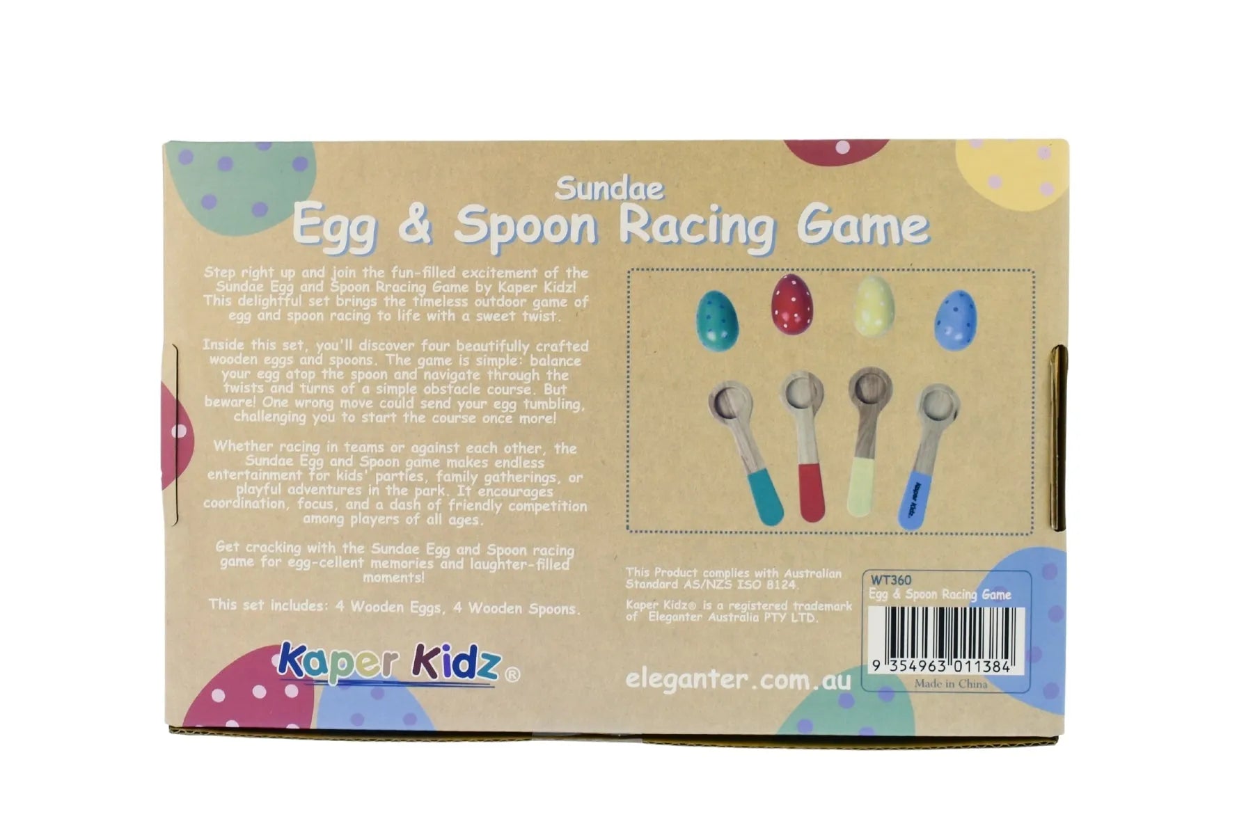 Sundae Egg and Spoon Racing Game