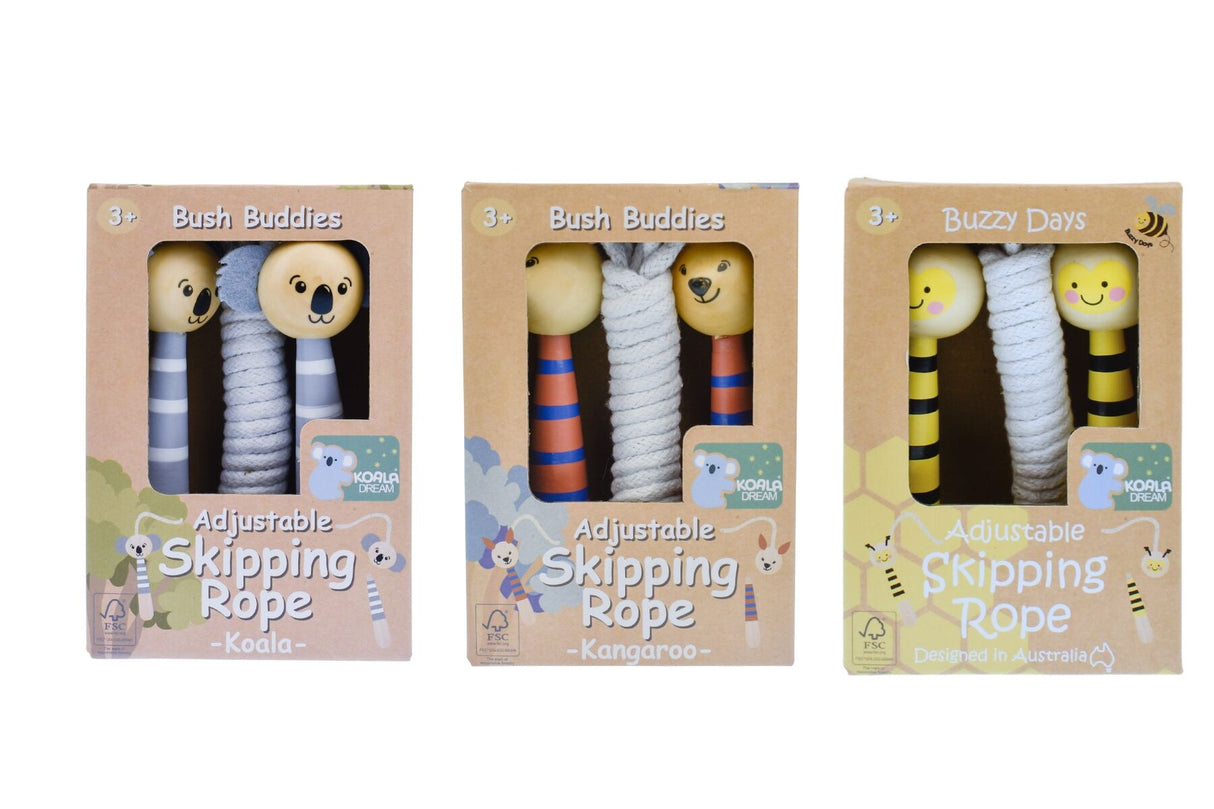 Wooden Adjustable Skipping Rope