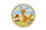 Wooden Australian Animal Puzzle 9 Pieces