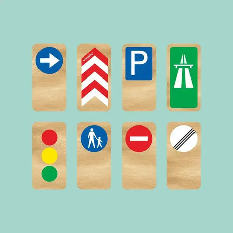 Waytoplay - Road Blocks Set Traffic Signs - Toybox Tales