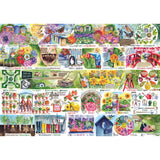 Gibsons Wheelbarrows & Wellies 1000 piece jigsaw puzzle