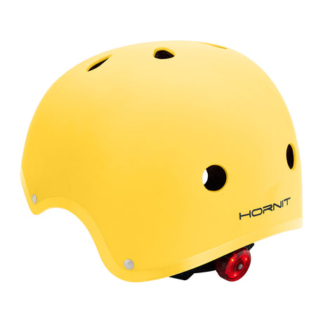 Hornit | Cycle Helmet with LED Light - Hammer Yellow - Small