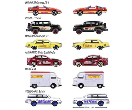 Majorette 60th Anniversary Premium Cars - Toybox Tales