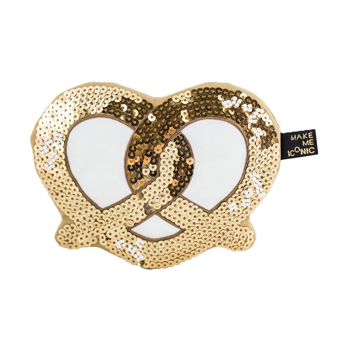 Sequin Pocket Purse - Pretzel