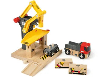 BRIO - Freight Goods Station 6 pieces - Toybox Tales