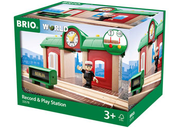 BRIO Destination - Record & Play Station 3 pcs - Toybox Tales