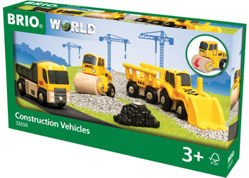 BRIO Vehicle - Construction Vehicles 5 pieces - Toybox Tales