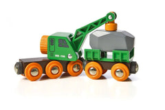 BRIO | Clever Crane Wagon 4 pieces
