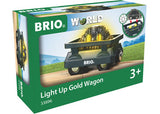BRIO - Light Up Gold Wagon 2 pieces - Toybox Tales