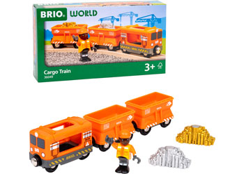 Brio | Gold Cargo Train 6 Pieces