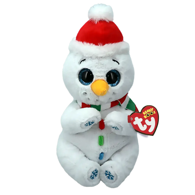 Ty Beanie Bellies | Brrrnard the Snowman | Regular - Toybox Tales