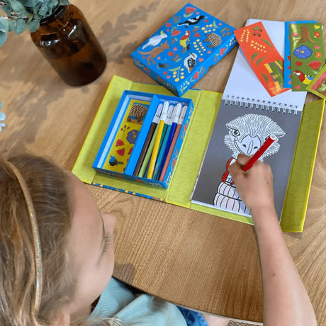 Colouring Set - Aussie Animals - Tiger Tribe - Toybox Tales