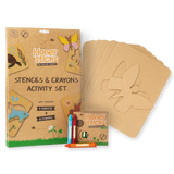 Honeysticks - Australia - Honeysticks Jumbo Stencils & Crayons Activity Set - Toybox Tales