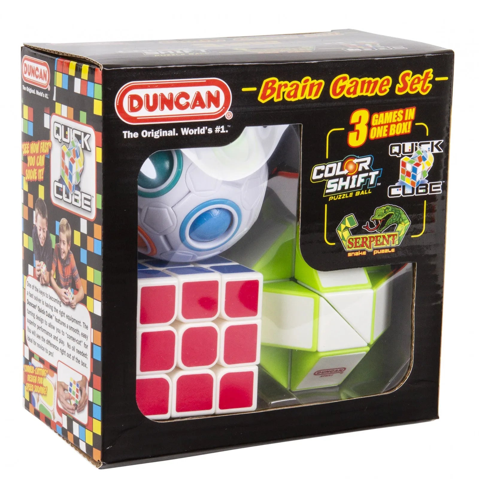 Duncan Brain Game Combo Set (Colour Shift, Quick Cube & Serpent) - Toybox Tales