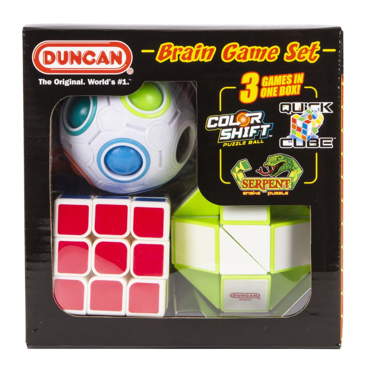 Duncan Brain Game Combo Set (Colour Shift, Quick Cube & Serpent) - Toybox Tales