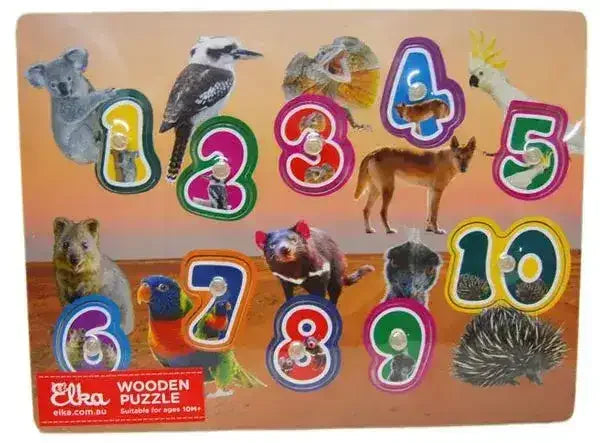 Australian Number Puzzle - Toybox Tales