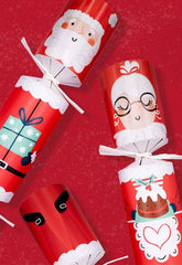 Christmas Crackers | Santa Racing | Pack of 6