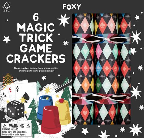 Christmas Crackers | Magic Abracadabra | Pack of 6