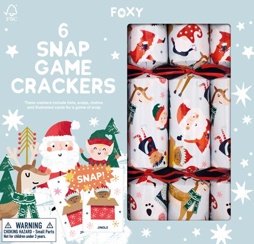 Christmas Crackers | Festive Snap | Pack of 6