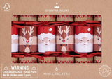 Christmas Crackers | Santa and Reindeer | Pack of 6