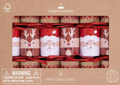 Christmas Crackers | Santa and Reindeer | Pack of 6