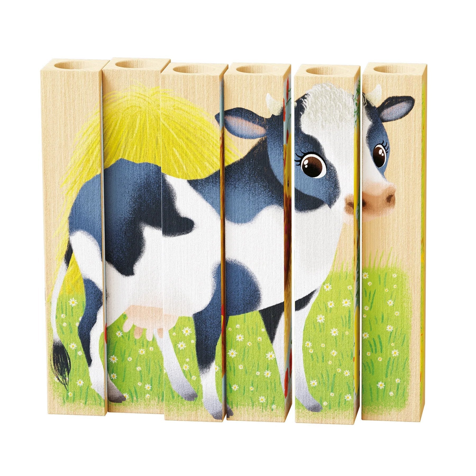 Quercetti | Four Puzzle Farm Animals