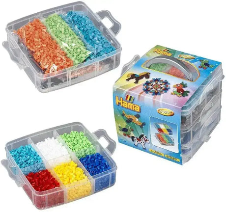 HAMA Small Storage Box | 6000 Beads - Toybox Tales