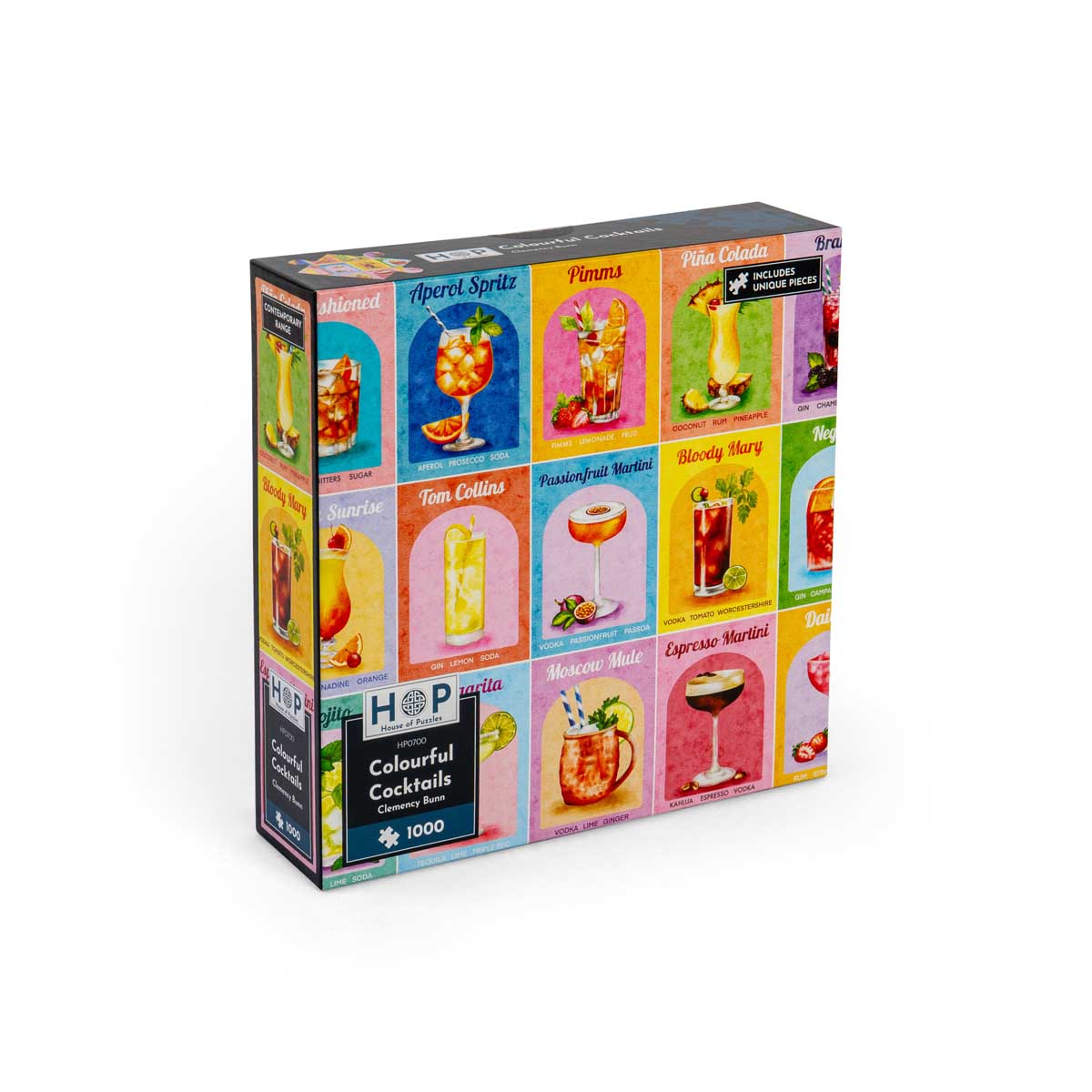 House of Puzzles | Colourful Cocktails | 1000 Piece Puzzle